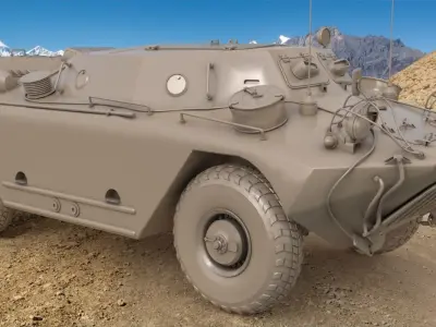 FUG OT 65 Clay V Ray 3D model