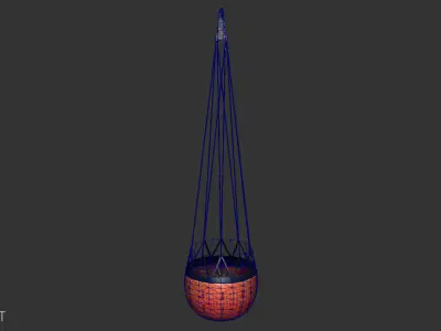 Bell 212 BAMBI Low-poly 3D model