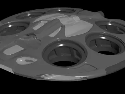 Dutch Industrial Space Company - Concept 04 3D model