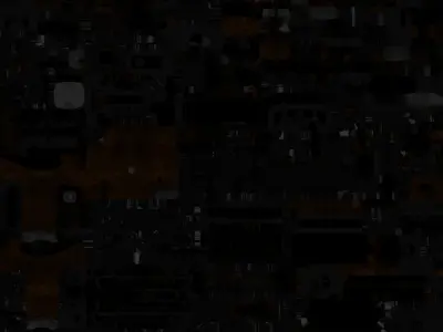 Minebea PM-9 uzi varient Low-poly 3D model