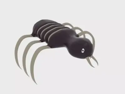 Space Bug Low-poly 3D model