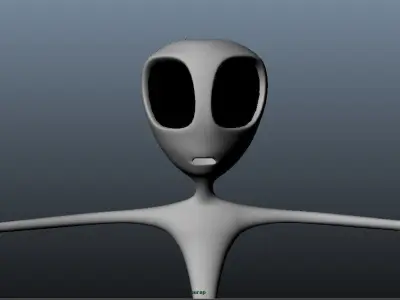 Alien Model Free 3D model
