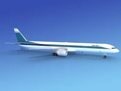 Boeing 757-300 El Al 3D model