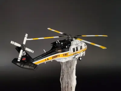 Sikorsky S-70 Firehawk 3D print model