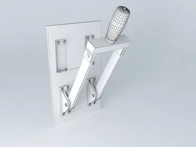 Knife Switch dual throw Free 3D model