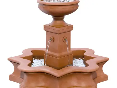 Campania - Beauvais Fountain 3D model