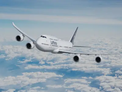 Boeing 747-8i 3D model