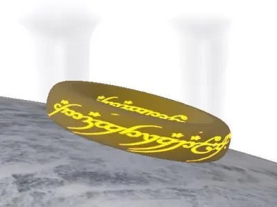 One Ring Low-poly 3D model