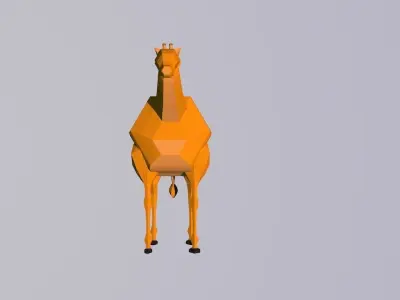Zarafa animal Free 3D model