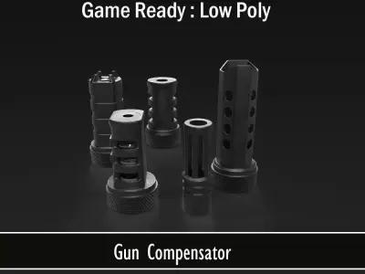 Compensator 5 In 1 Combo Low-poly 3D model