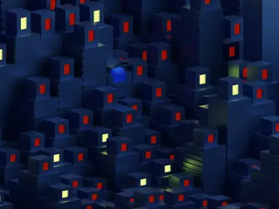 Temple 13 - The Watchers Temple 3D model