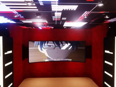 Private Movie Theatre 3D model