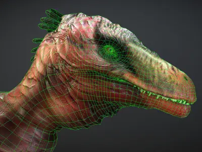 ULTIMATE RAPTOR Low-poly 3D model