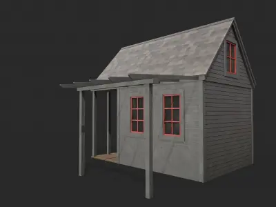 Garden Cabin 5 3D model