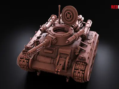 Armored Flamethrower - Imperial Force 3D print model