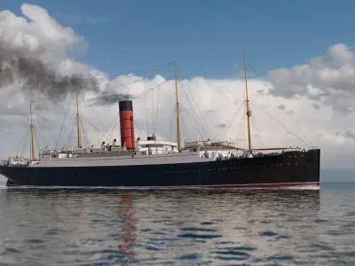 RMS Carpathia 3D model