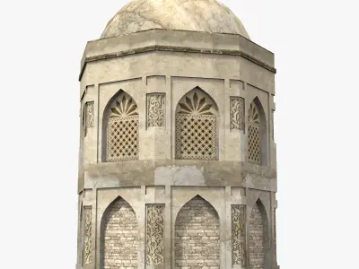 Arab x2 Low-poly 3D model