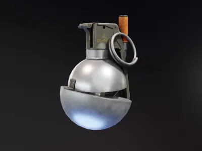 Demon Core Grenade Free low-poly 3D model