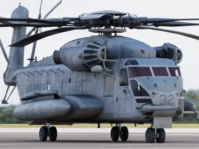 Sikorsky CH-53E Super Stallion Helicopter 3D model