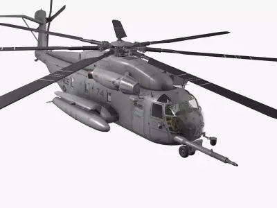 CH-53E Super Stallion US Marines Basic Low-poly 3D model