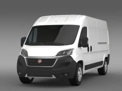 Fiat Ducato Van L3H2 2015 3D model