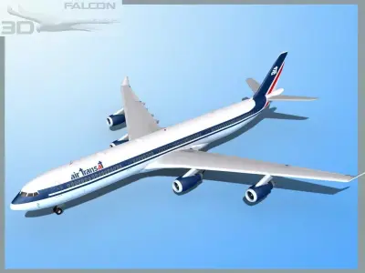 Falcon3D A340-600 Air Transat 3D model