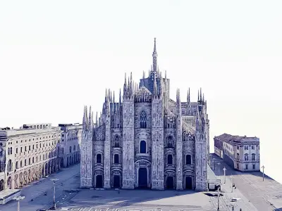 Milan Cathedral Low-poly 3D model
