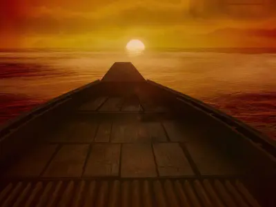 Bangladeshi Nouka Boat High Quality 3D model