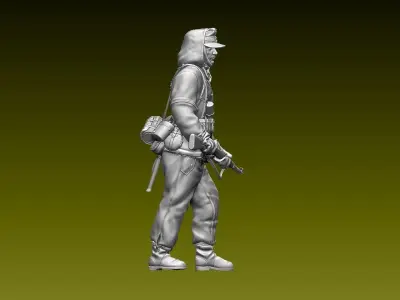 German soldier 3D print model