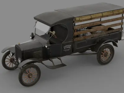 Ford Model T 1924 3D model