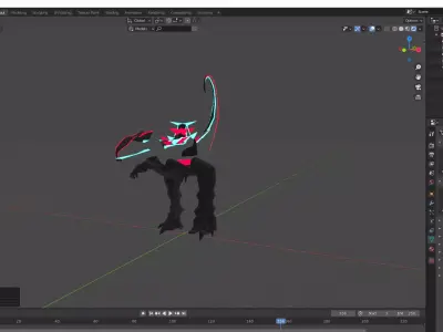 Sci-Fy Dinosaur Free low-poly 3D model