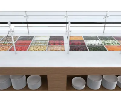Salad Bar 3D model