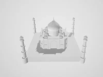 Taj mahal 3D print model