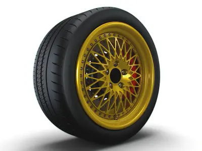 Forgeline Heritage Series LS3 wheel 3D model
