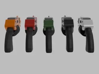 Warhammer 40k Mezoa-Pattern Autopistol Low-poly 3D model