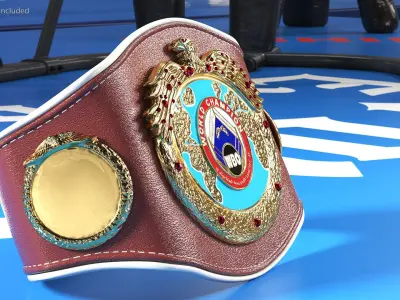 Championship Belts Collection 2 3D model