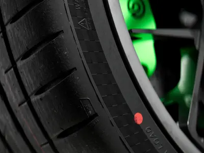 Michelin Pilot Sport 4S 295 30 ZR21 102Y 3D model