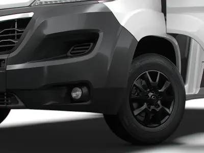 Opel Movano Van L3H2 HQ Interior 2023 3D model