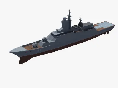 Russian Corvette 3D model