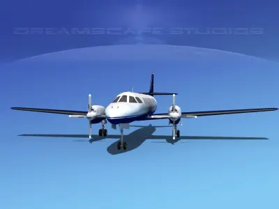 Swearingen SA226 Corporate 2 3D model