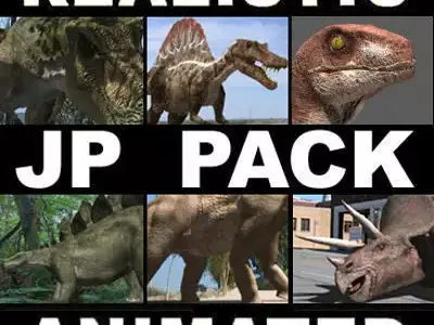 MY SPECIAL DINOSAUR PACK - rex 3d model 3D model