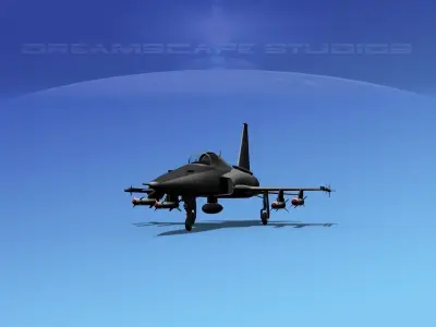 Northrop F-20 Tigershark V13 3D model