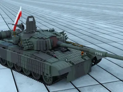 PT 91 Twardy 3D model