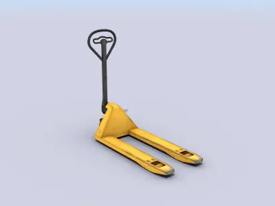 Pallet Jack Low-poly 3D model