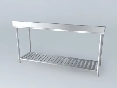 Kit209 Bancada Inox V2 por Alex Marques Free 3D model