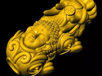 Pixiu Face Bracelet-Unicorn bracelet T07 3D print model