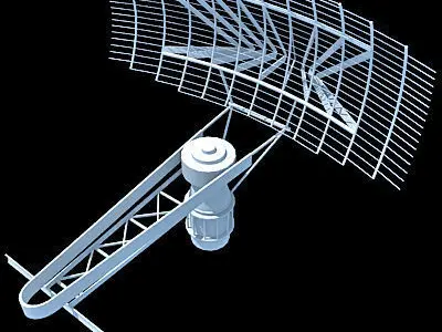 Detailed Radar 3D model