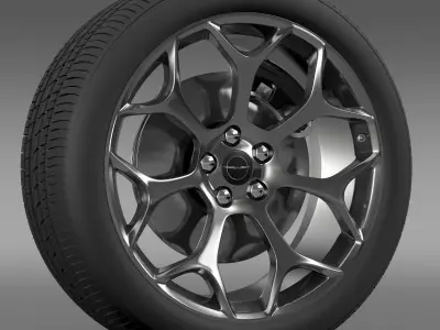 Chrysler 300S 2015 wheel 3D model