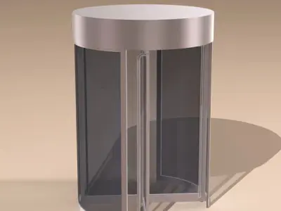 Revolving door 3D model