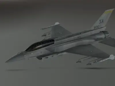 F16 - S Original Low-poly 3D model